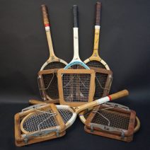 vintage tennis racket hire